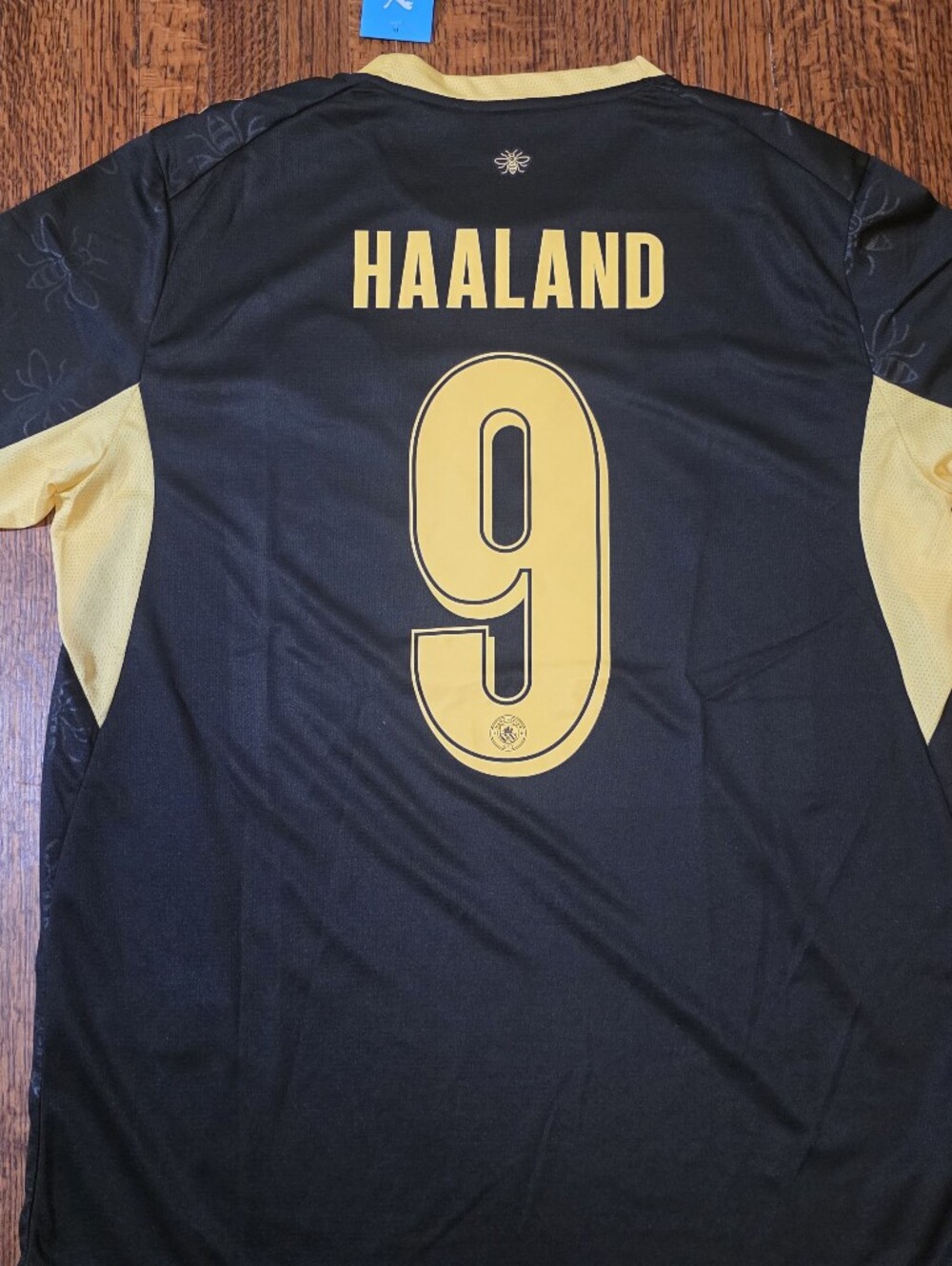 Haaland #9 Man City Away Black Jersey